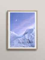 Ahkka lit by polar light
