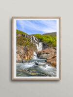Waterfall in Swedish Lapland