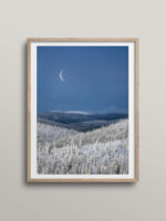 Blue hour landscape