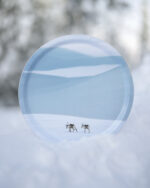 Wooden Tray - Reindeer in the Mountains